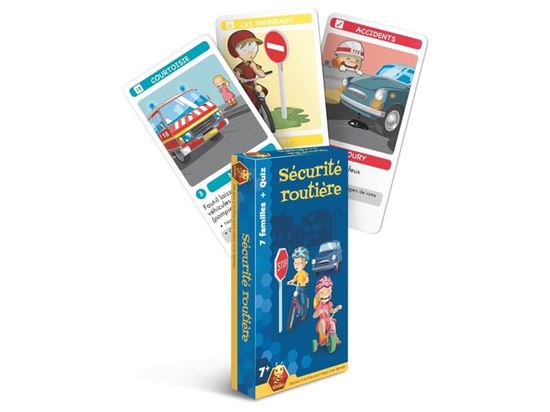 Image sur 28127020 JEU DE 7 FAMILLES LES BONS GESTES Sécurité routière MULTICOLOR