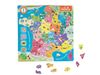 Image sur 28111020 PUZZLE MAGNÉTIQUE en bois Les départements français MULTICOLOR