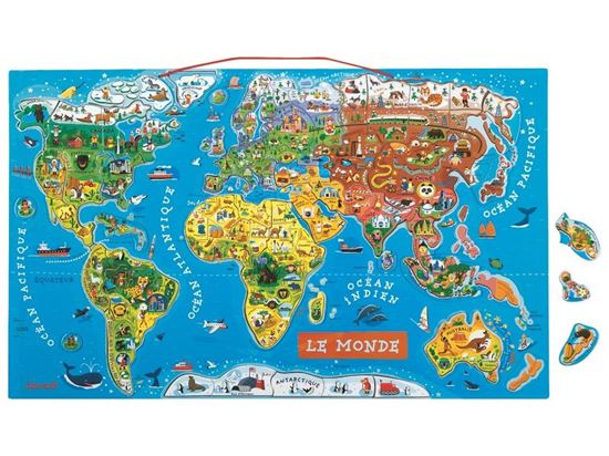 Image sur 48066171 PUZZLE MAGNÉTIQUE en bois Le monde DIVERS    