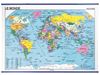 Image sur 32321020 CARTE MURALE Le monde physique et politique MULTICOLOR