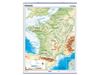 Image sur 27202020 CARTE MURALE La France physique et politique MULTICOLOR