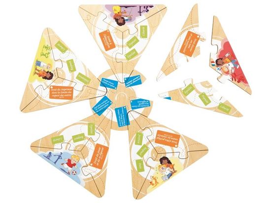 Image sur 37795020 PUZZLE Droits de l'enfant MULTICOLOR