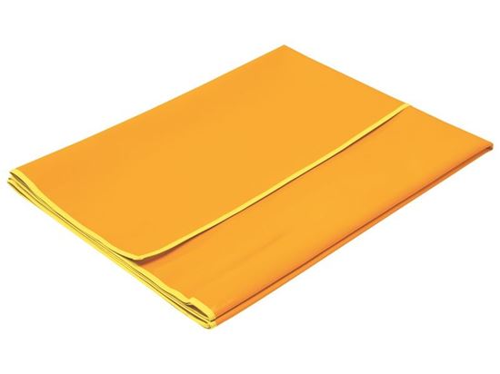 Image sur 37910007 NAPPE DE PROTECTION Pour table 120 x 120 cm ORANGE    
