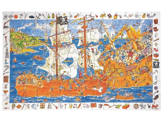 Image sur 28066020 PUZZLE FRISE Les pirates MULTICOLOR