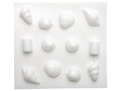 Image de 36745001 MOULES CHOCOLAT SILICONE Chocolats de Noël BLANC     