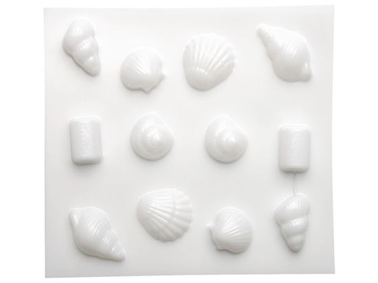 Image sur 36745001 MOULES CHOCOLAT SILICONE Chocolats de Noël BLANC     