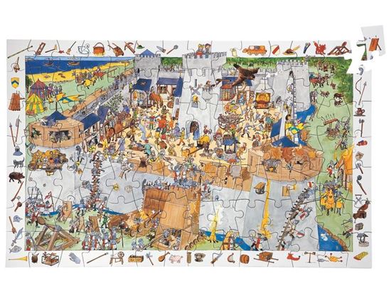 Image sur 28990020 PUZZLE FRISE Le château fort MULTICOLOR
