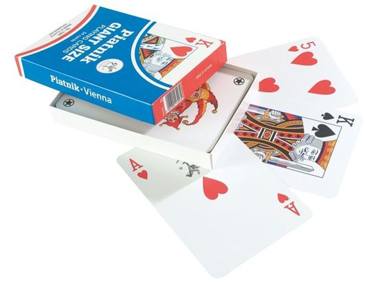 Image sur 5718016 JEU DE 54 CARTES GÉANTES NATUREL   