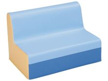 Image sur 1790002 BANQUETTE 2 PLACES Hauteur 17 cm BLEU      