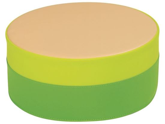 Image sur 1794007 POUF ROND Hauteur 17 cm ORANGE    