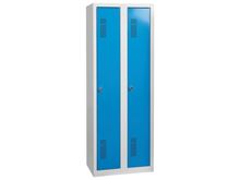 Image sur 30384002 VESTIAIRE/PENDERIE MÉTALLIQUE 2 portes BLEU      