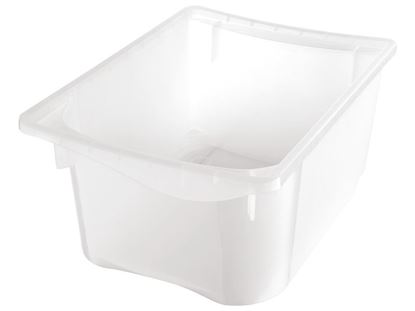 Image de 33323000 BAC DE RANGEMENT en plastique translucide 2 unités, hauteur 20 cm SANS COLOR