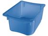 Image sur 33323002 BAC DE RANGEMENT en plastique translucide 2 unités, hauteur 20 cm BLEU