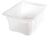Image sur 33323034 BAC DE RANGEMENT en plastique translucide 2 unités, hauteur 20 cm VIOLET