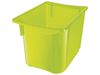 Image sur 33324002 BAC DE RANGEMENT en plastique translucide 3 unités, hauteur 31 cm BLEU