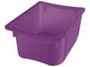 Image sur 33327037 BAC DE RANGEMENT en plastique translucide, avec rails 2 unités, hauteur 20 cm VERT CLAIR