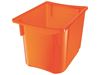 Image sur 33328008 BAC DE RANGEMENT en plastique translucide, avec rails 3 unités, hauteur 31 cm VERT
