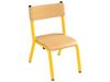 Image sur 34321014 CHAISE MÉTALLIQUE 4 PIEDS T0 JAUNE