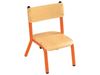 Image sur 34324007 CHAISE MÉTALLIQUE 4 PIEDS T3 ORANGE