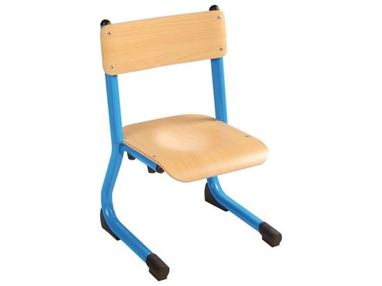Image sur 34329014 CHAISE MÉTALLIQUE APPUI SUR TABLE T1 JAUNE