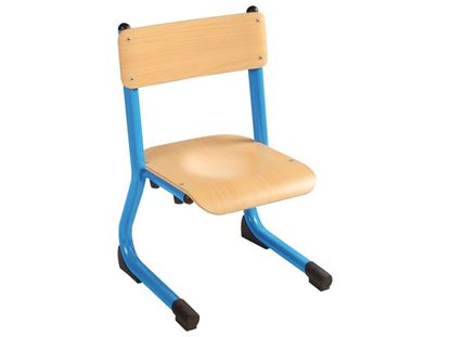 Image de 34330002 CHAISE MÉTALLIQUE APPUI SUR TABLE T2 BLEU