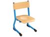 Image sur 34331002 CHAISE MÉTALLIQUE APPUI SUR TABLE T3 BLEU