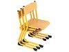 Image sur 34333011 CHAISE MÉTALLIQUE APPUI SUR TABLE T5 ROUGE