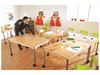 Image sur 34573006 TABLES EN HÊTRE MASSIF - PIÉTEMENT MÉTAL GRIS      