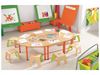 Image sur 34604016 TABLE HÊTRE 100% MASSIF PIÈTEMENT BOIS - L: 60 cm  - l: 60 cm T3 NATUREL   