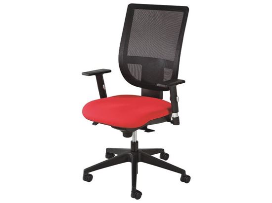 Image sur 36776141 CHAISE ADULTE TISSU/RÉSILLE Fauteuil de travail BLEU TURQU