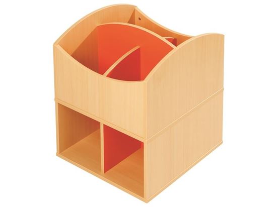 Image sur 36788037 MAXI BAC À ALBUMS avec roulettes VERT CLAIR