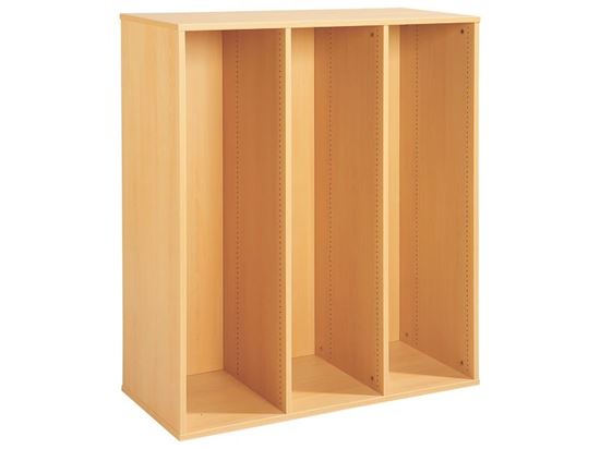 Image sur 37001016 MEUBLE TRIPLE H. 118 cm à aménager NATUREL   