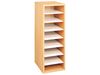 Image sur 37056164 MEUBLE SIMPLE H. 102 cm 7 étagères ORANGE CLA