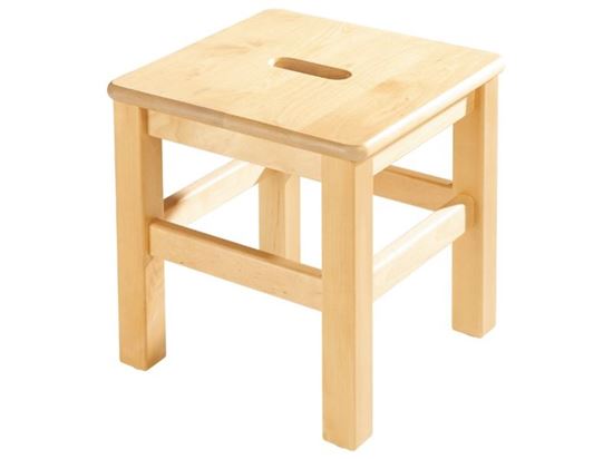 Image sur 37194016 TABOURET sans roulette NATUREL   