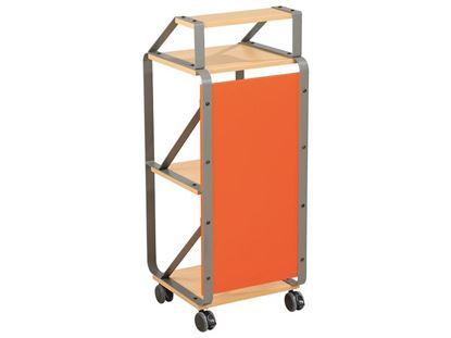 Image de 41569007 BORNE D'ACCUEIL Bia Droit L. 45 cm avec comptoir ORANGE    