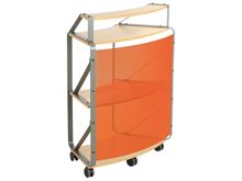 Image sur 41575007 BORNE D'ACCUEIL Bia Arrondi avec comptoir ORANGE    