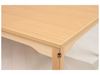 Image sur 43006016 TABLE PLATEAU MÉLAMINÉ PIÉTEMENT BOIS 120x80 T1 NATUREL   