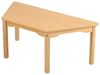 Image sur 43010016 TABLE PLATEAU MÉLAMINÉ PIÉTEMENT BOIS TRAPEZE T2 NATUREL   