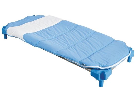Image sur 43411142 SAC DE COUCHAGE pour couchette 150 x 60 cm BLEU FONCE