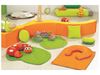 Image sur 44243098 TAPIS FER À CHEVAL Chenille ORANGE/VER