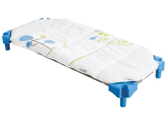 Image sur 44583001 SAC DE COUCHAGE À MOTIFS pour couchette 130 x 54 cm BLANC     