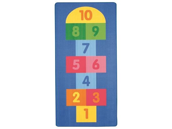 Image sur 42367020 TAPIS Hip Hop Marelle couleurs MULTICOLOR