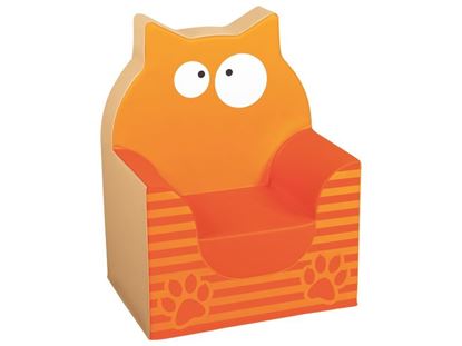 Image de 44862007 FAUTEUIL Hauteur d'assise 25 cm Chat ORANGE    