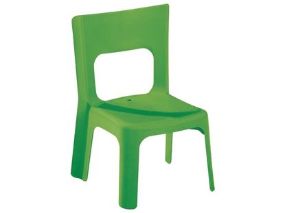 Image de 45318008 CHAISE EMPILABLE Lou Petite taille entre T0 et T1 (hauteur d'assise : 24,5 cm) VERT