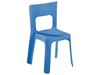 Image sur 45322002 CHAISE EMPILABLE Lou Grande taille T3 (hauteur d'assise : 35 cm) BLEU