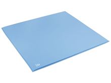 Image sur 45432037 TAPIS UNI 130 x 130 cm VERT CLAIR