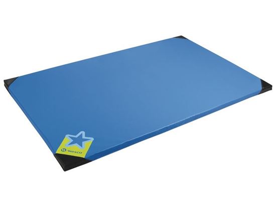 Image sur 45435002 TAPIS CONFORT AVEC DÉCORS BLEU      