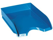 Image sur 45446157 CORBEILLE À COURRIER PLEINE GLOSS BLEU AZUR 