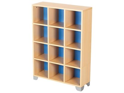 Image de 45507002 MEUBLE VESTIAIRE 12 CASES Zip Zap BLEU      