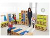 Image sur 45614037 MEUBLE VESTIAIRE + BANC 12 CASES Zip Zap Avec casiers VERT CLAIR